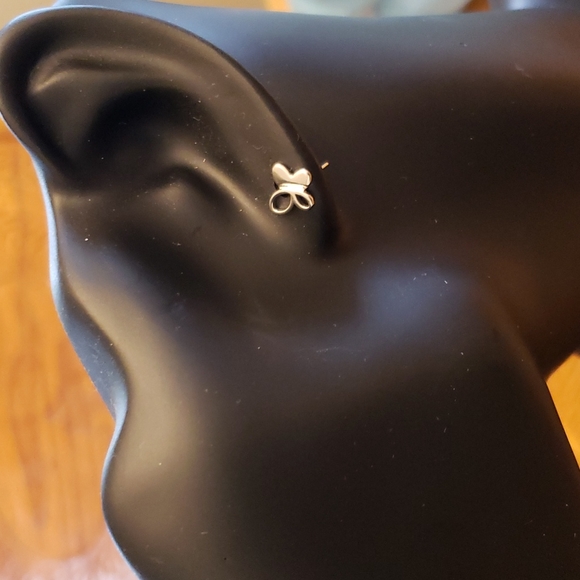 Sterling Silver Butterfly Earrings - Picture 1 of 3